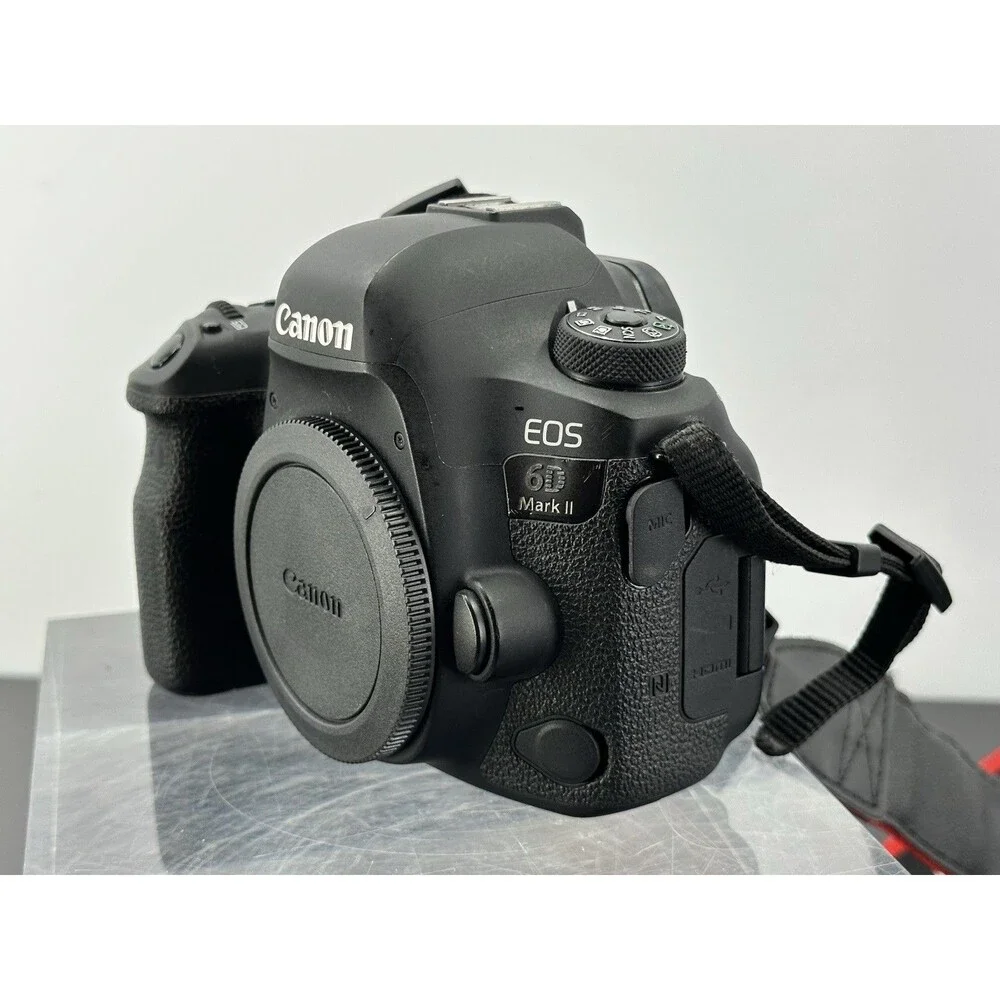 Canon EOS 6D Mark II DSLR + Canon 50mm f/4 Lens & Canon EF 70-200 F1.4